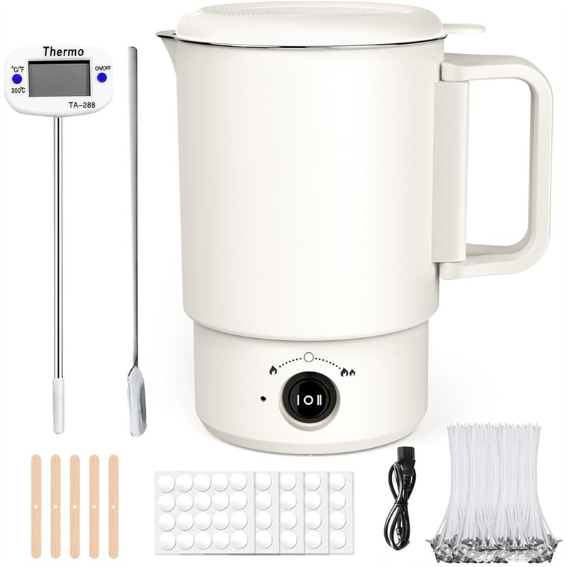 ชุดหม้อหลอมขี้ผึ้งไฟฟ้า A47U พ - Candle Making Supplies Uk บทวิจารณ์และราคา
