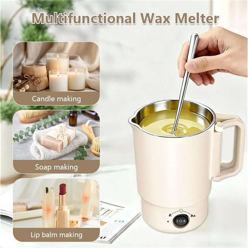 ชุดหม้อหลอมขี้ผึ้งไฟฟ้า A47U พ - Candle Making Supplies Uk บทวิจารณ์และราคา